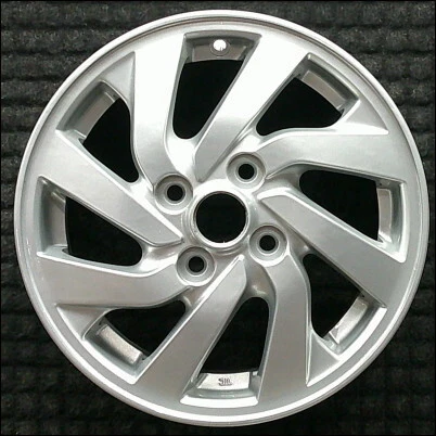 Aro de roda Mitsubishi Mirage 14 polegadas pintado fabricante de equipamento original 2017 a 2023 - Imagem 1 de 1