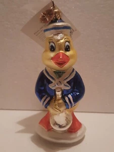 Christopher radko Rare!!! Navy Blues Duck Ornament - Picture 1 of 4