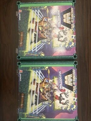 2 Wwe Wrestling Ring Toy Lot Masters Of The Universe Grayskull Ring - Изображение 1 из 3