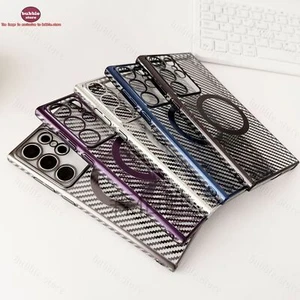 Custodia Cober Funda Para Samsung Galaxy S24 S23 S22 S21 Ultra Plus protezione fibra - Foto 1 di 12