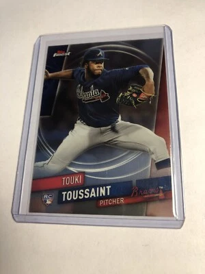 2019 Topps Finest Touki Toussaint Rookie #88 RC Atlanta Braves - Image 1 of 2
