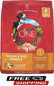 Purina ONE Chicken and Rice Formula Dry Dog Food - 8 lb. Bag - Picture 1 of 13
