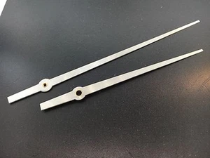 German Made Hermle Nickel Finish Contempory Style Hand Set for 13" to 14" Dial - Picture 1 of 4