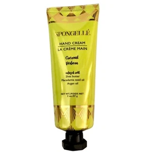 Spongelle Coconut Verbena Hand Cream Infused Shea Butter Macadamia Seed Oil 2 oz - Picture 1 of 6