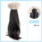 Big Wave Flower Wig Ponytail Clamping Style Curly Ponytail  Women Girls