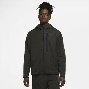 Nike Tech Repel Thermore Zip Hoodie Jacket Sz M Medium Olive New CU4485 355 - Picture 1 of 5