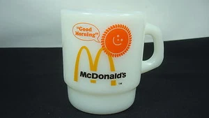Mcdonald's Good Morning Fire King Anchor Hocking Ware Made In USA Fast Food - Picture 1 of 10