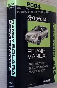 2004 Toyota Camry Solara Factory Service Manual Origin Shop Repair Volume 2 of 3 - Picture 1 of 4