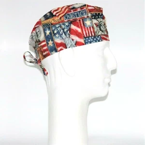 Patriotische USA We the People & Freiheitsstatue Motiv Scrub Hat - Bild 1 von 1