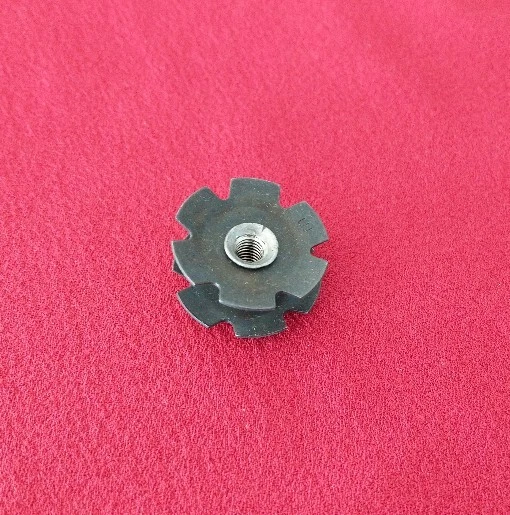 SHOGUN Artiglio anteriore per centraline/forchette da 1 1/4", nero, NUOVO, NOS, retrò, CULT