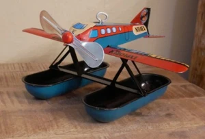 Schylling Classic Series: Explorer Float Plane Wind-up Tin Toy - Vintage - NIB - Picture 1 of 17