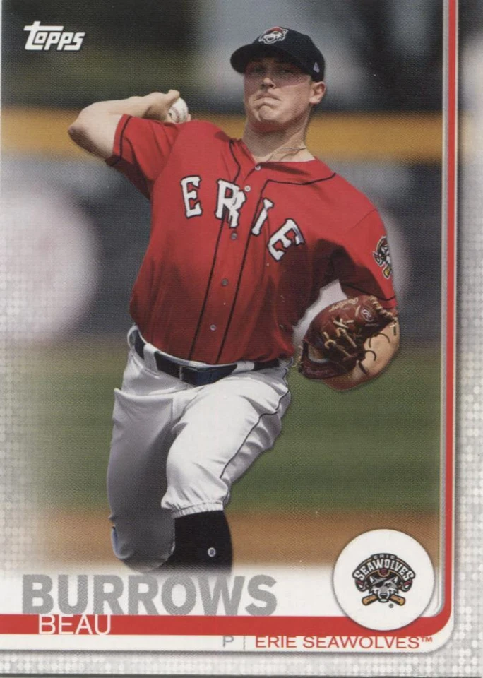2019 Topps Pro DeBut BEAU BURROWS Base Single - ERIE SEAWOLVES - #110 - Image 1 of 1