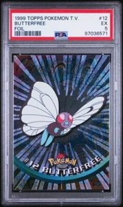 1999 Butterfree #12 Topps Series 1 TV Edition Vintage Pokémon Card - Low Pop: 6 - Picture 1 of 4