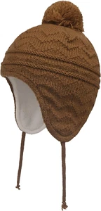 Toddler Boys Girls Beanie Hat Fleece Lined Knit Kids Hat with Ear Flaps Warm Win - Picture 1 of 12