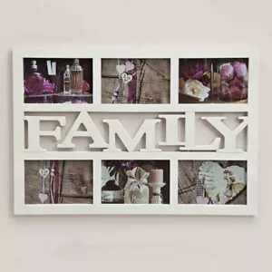 Bilderrahmen Family für 6 Fotos aus Kunststoff B48xH33 cm-10024868 - Bild 1 von 1