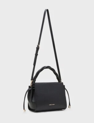 NUEVO Bolso Bandolera Anne Klein Bucket Negro Dorado Foto 1 de 4