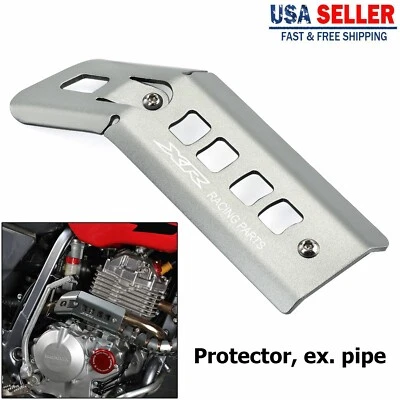 Tubo silenciador de escape protector térmico cubierta protector de talón para 96-04 HONDA XR250R XR400R Foto 1 de 4