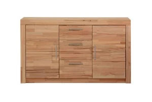 Anrichte Highboard Kommode Sideboard Kernbuche teilmassiv geölt 3442-14 - Bild 1 von 2