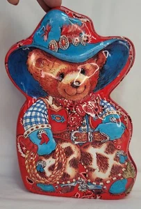 Giftco Inc. Cowboy Teddybär Blechdose - Bild 1 von 12