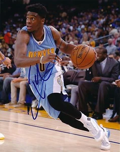 Emmanuel Mudiay Denver Nuggets Autographed Signed 8x10 Photo - Picture 1 of 1