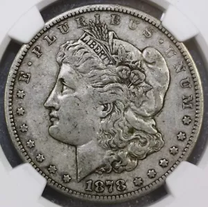 1878 CC Morgan Silver Dollar NGC VF-30 - Picture 1 of 4