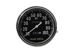 Velocímetro relación 2:1 policía especial para Harley Davidson 1936-1961 FL UL EL WL G - Imagen 1 de 1