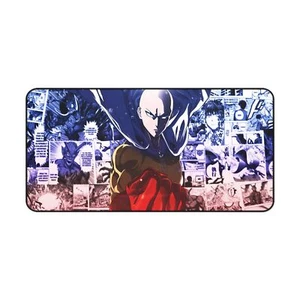 Saitama One Punch Man Anime Schreibtisch Matte Mousepad 31" x 15,5" - Bild 1 von 5