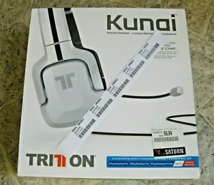 MAD CATZ TRITTON Kunai Stereo Headset PS4 / PS3 / Vita / Wii U / Mobile WEIß OVP - Bild 1 von 5