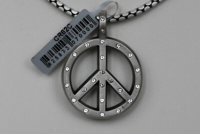 BICO Australia's PEACE CRYSTAL(CR62)  pendant w clear Swarovski crystals - Image 1 of 4