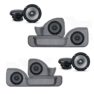 Door Pods to suit Toyota Landcruiser 79 Series With 2 x Alpine R2-S65 Next-Gener - Picture 1 of 5