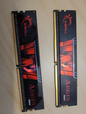 16GB (8Gbx2) G.Skill Aegis 3000Mhz DDR4 PC-24000 PC Memory - Image 1 of 3