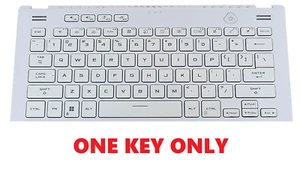 Teclado para computadora portátil Asus Rog G14 GA402RK EE. UU. tapa de una tecla + bisagra 6037B0236001 genuino - Imagen 1 de 9