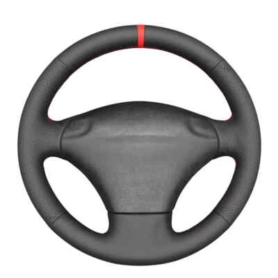 Cubierta de volante de cuero sintético para Ford Fiesta 1994-2002 Puma 1997 1998-2002 Foto 1 de 4