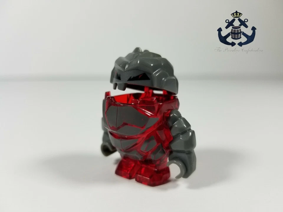 LEGO 2009 Minifigura Power Miners Rock Monster - Meltrox (Trans-Rojo) pm003 8961 Foto 1 de 1