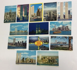 Lot (13) Vintage New York City World Trade Centers Postcards WTC Unused New - Picture 1 of 2