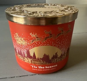Bath & Body Works TIS THE SEASON 3-Wick Scented Holiday Candle 14.5oz - Picture 1 of 5