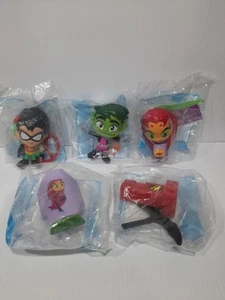 5 x Teen Titans Go! McDonalds Happy Meal Toys 2019 **Still Sealed** - Picture 1 of 6