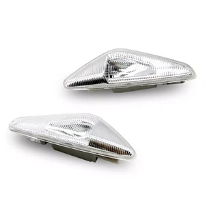 For BMW X5 E70 2007-2014 2PCS LED Fender Side Marker Lights Turn Signal Lamps - Picture 1 of 11