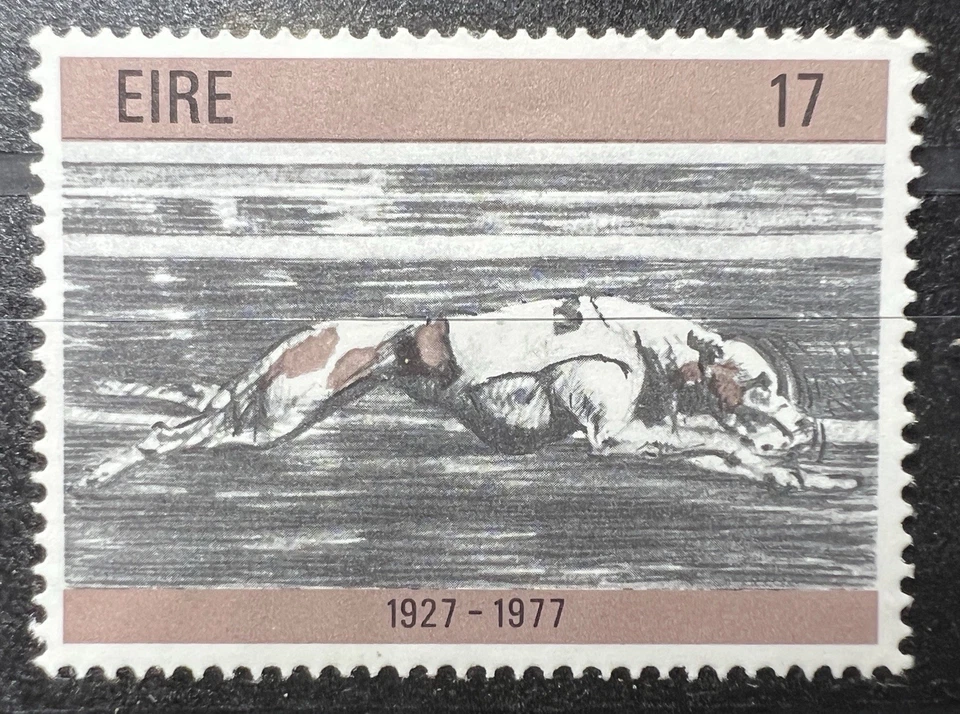 Irlanda 1977 Greyhound Industry Act 17p EIRE estampillas irlandesas filatelia MH Foto 1 de 1