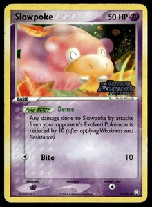 Carta Pokemon inglese Slowpoke 76/109 Team Rocket Returns timbrata reverse holo - Foto 1 di 2