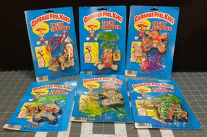 1985 Garbage Pail Kids (Imperial Toys) COMPLETE SET of 6 "Tacky Snappers" MOC!! - Picture 1 of 8