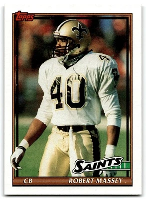 1991 Topps Robert Massey New Orleans Saints #314 - Image 1 of 2