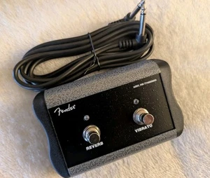 Fender Tone Master Princeton Reverb Tonemaster Amp Amplifier 2-button Footswitch - Picture 1 of 6