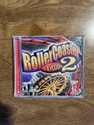 Roller Coaster Tycoon 2 PC CD-ROM Six Flags Edition 2002 Scholastic - Image 1 of 4