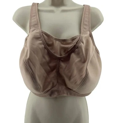 Sujetador deportivo Glamorise No Bounce Cami sin cables 1066 beige 44D Foto 1 de 4