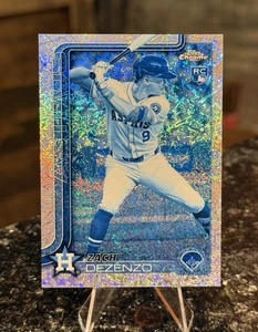 2025 Topps Chrome ZACH DEZENZO #-1/0 FROZENFRACTOR Houston Astros Rookie - Picture 1 of 5
