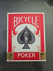 Vintage Bicycle Poker (Big Box 3.5 Floppy Disc PC) Microsoft Windows Compatible - Afbeelding 1 van 3