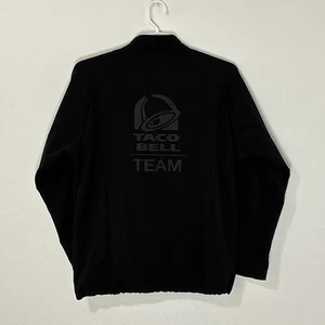 Veste Taco Bell Team Homme Taille MOYENNE Noir Fermeture Éclair Intégrale Doublée Polaire Coque Doublée - Photo 1/4