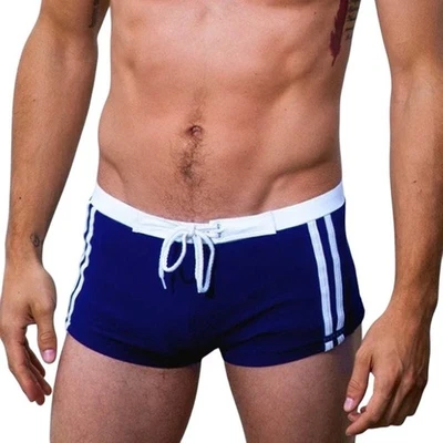 Nuevo con etiquetas Pantalón Corto de Natación Sauvage Riviera Squarecut Azul Marino 3"" Pequeño Foto 1 de 4