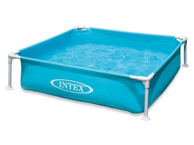 Mini Frame Pool für Kinder türkis 122 x 122 x 30 cm INTEX 57173 - Bild 1 von 2